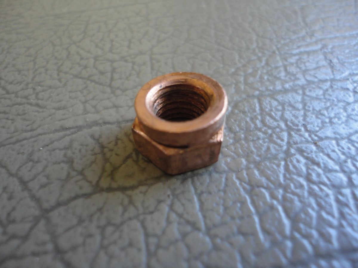 thumbnail interactive-video image 1 of 20x M10 X 10mm Copper Coated Self-Locking Nuts – For Exhaust Manifold, Turbo, Wastegate (Performance) 1 of 4